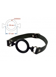 Черный кляп-рамка на регулируемых ремешках - Sitabella - купить с доставкой в Архангельске