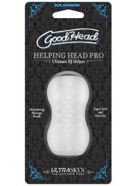 Прозрачный мини-мастурбатор Helping Head Pro - Doc Johnson - в Архангельске купить с доставкой
