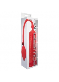 Красная вакуумная помпа Power Pump Red - Toy Joy - в Архангельске купить с доставкой