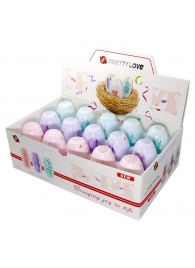 Набор из 15 мини-мастурбаторов Fantastic Egg Hard Boiled - Baile - в Архангельске купить с доставкой