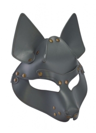 Серая маска Wolf с клепками - Sitabella - купить с доставкой в Архангельске