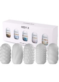 Набор из 5 мастурбаторов Hedy X5 Mixed - Svakom - в Архангельске купить с доставкой