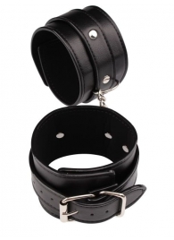 Черные оковы Classic Ankle Cuffs - Chisa - купить с доставкой в Архангельске