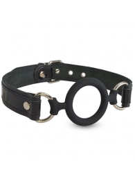 Силиконовый кляп-рамка на кожаных ремешках - Sitabella - купить с доставкой в Архангельске