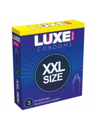 Презервативы увеличенного размера LUXE Royal XXL Size - 3 шт. - Luxe - купить с доставкой в Архангельске