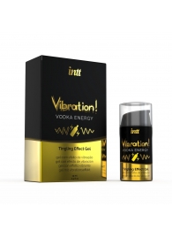 Жидкий интимный гель с эффектом вибрации Vibration! Vodka Energy - 15 мл. - INTT - купить с доставкой в Архангельске