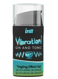 Жидкий интимный гель с эффектом вибрации Vibration! Gin   Tonic - 15 мл. - INTT - купить с доставкой в Архангельске