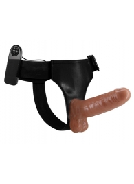 Страпон на трусиках с вибрацией Ultra Passionate Harness - 16 см. - Baile - купить с доставкой в Архангельске