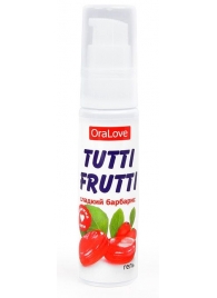 Гель-смазка Tutti-frutti со вкусом барбариса - 30 гр. - Биоритм - купить с доставкой в Архангельске