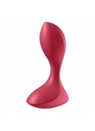 Красный вибромассажёр простаты Satisfyer Backdoor Lover - 14 см. - Satisfyer - в Архангельске купить с доставкой