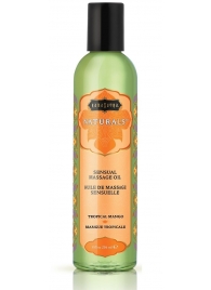 Массажное масло Naturals Tropical Mango с ароматом манго - 236 мл. - Kama Sutra - купить с доставкой в Архангельске