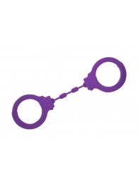 Фиолетовые силиконовые поножи Limitation - Lola Games - купить с доставкой в Архангельске