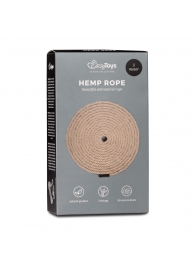 Пеньковая веревка для связывания Hemp Rope - 5 м. - Easy toys - купить с доставкой в Архангельске