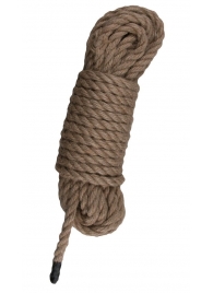 Пеньковая веревка для связывания Hemp Rope - 5 м. - Easy toys - купить с доставкой в Архангельске