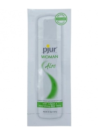 Лубрикант на водной основе pjur WOMAN Aloe - 2 мл. - Pjur - купить с доставкой в Архангельске