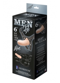 Пустотелый фаллопротез MEN STYLE - 17,5 см. - LOVETOY (А-Полимер) - купить с доставкой в Архангельске