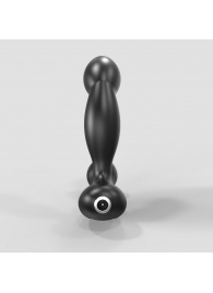 Черный вибромассажер простаты и промежности Prostate Pro с пультом ДУ - Bathmate - в Архангельске купить с доставкой