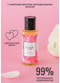 Массажное масло Pleasure Lab Delicate с ароматом пиона и пачули - 50 мл. - Pleasure Lab - купить с доставкой в Архангельске