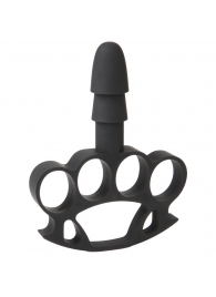 Кастет с штырьком для насадок Vac-U-Lock Knuckle Up - Doc Johnson - купить с доставкой в Архангельске