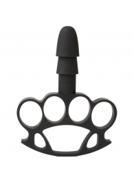 Кастет с штырьком для насадок Vac-U-Lock Knuckle Up - Doc Johnson - купить с доставкой в Архангельске