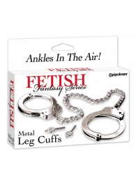 Металлические наручники Metal Leg Cuffs - Pipedream - купить с доставкой в Архангельске