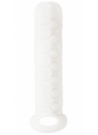 Белый фаллоудлинитель Homme Long - 13,5 см. - Lola Games - в Архангельске купить с доставкой