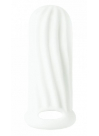 Белый фаллоудлинитель Homme Wide - 11 см. - Lola Games - в Архангельске купить с доставкой