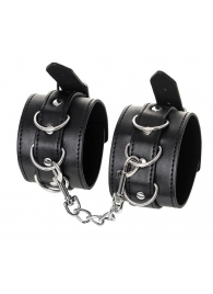 Черные оковы Anonymo из искусственной кожи - ToyFa - купить с доставкой в Архангельске
