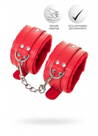 Красные оковы Anonymo из искусственной кожи - ToyFa - купить с доставкой в Архангельске