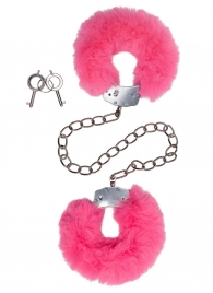 Металлические оковы с розовым мехом - Le Frivole - купить с доставкой в Архангельске