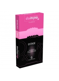 Презервативы с точками и рёбрышками DOMINO Classic Extase - 6 шт. - Domino - купить с доставкой в Архангельске