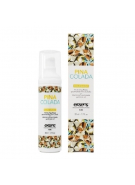 Разогревающее массажное масло с ароматом пина колада Gourmet Pina Colada - 50 мл. - Exsens - купить с доставкой в Архангельске