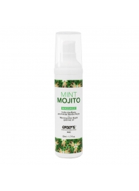 Разогревающее массажное масло с ароматом мохито Gourmet Mint Mojito - 50 мл. - Exsens - купить с доставкой в Архангельске