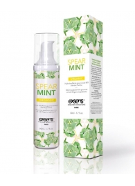 Разогревающее массажное масло Gourmet Spearmint Organic с органическими ингредиентами - 50 мл. - Exsens - купить с доставкой в Архангельске
