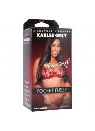 Мастурбатор-вагина Karlee Grey ULTRASKYN Pocket Pussy - Doc Johnson - в Архангельске купить с доставкой