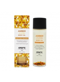 Органическое массажное масло AMBER JOJOBA - 100 мл. - Exsens - купить с доставкой в Архангельске