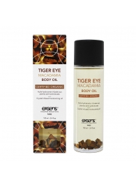 Органическое массажное масло TIGER EYE MACADAMIA - 100 мл. - Exsens - купить с доставкой в Архангельске
