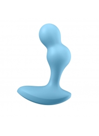 Голубой анальный вибростимулятор Deep Driver - 11,2 см. - Satisfyer - в Архангельске купить с доставкой