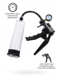 Прозрачная механическая помпа для пениса Viggo - Sexus - в Архангельске купить с доставкой