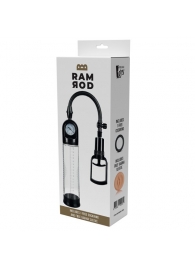 Прозрачная вакуумная помпа с манометром Deluxe Penis Pump - Dream Toys - в Архангельске купить с доставкой