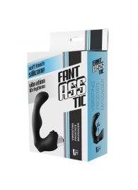 Черный вибромассажер простаты FantASStic Vibrating Prostate Massager - 11,3 см. - Dream Toys - в Архангельске купить с доставкой