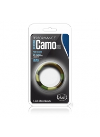 Эрекционное кольцо камуфляжной расцветки Silicone Camo Cock Ring - Blush Novelties - в Архангельске купить с доставкой