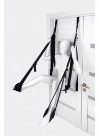 Черные секс-качели на дверь Anonymo №0505 - ToyFa - купить с доставкой в Архангельске