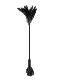 Двусторонний стек-щекоталка Sweet Caress Feather Whip - 58 см. - Sweet Caress - купить с доставкой в Архангельске
