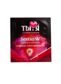 Возбуждающий крем для женщин Sextaz-W в одноразовой упаковке - 1,5 гр. - Биоритм - купить с доставкой в Архангельске