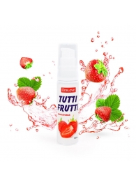 Гель-смазка Tutti-frutti с земляничным вкусом - 30 гр. - Биоритм - купить с доставкой в Архангельске