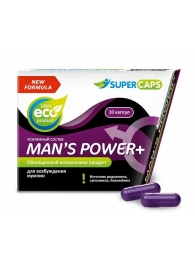 Возбуждающее средство для мужчин Mans Power plus - 10 капсул (0,35 гр.) +1 в подарок - SuperCaps - купить с доставкой в Архангельске