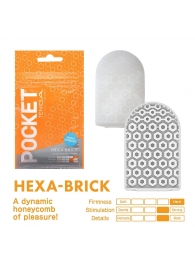 Карманный мастурбатор HEXA-BRICK - Tenga - в Архангельске купить с доставкой