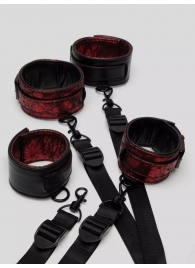 Изысканный набор фиксаций на кровати Reversible Under Mattress Restraint Set - Fifty Shades of Grey - купить с доставкой в Архангельске