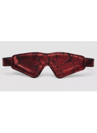 Двусторонняя красно-черная маска на глаза Reversible Faux Leather Blindfold - Fifty Shades of Grey - купить с доставкой в Архангельске